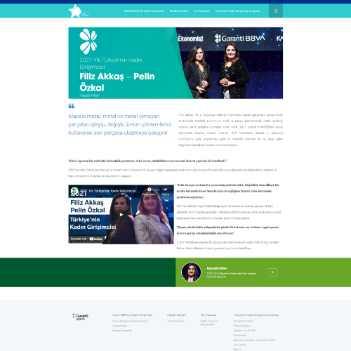 Garanti BBVA Kadın Girişimci logosu